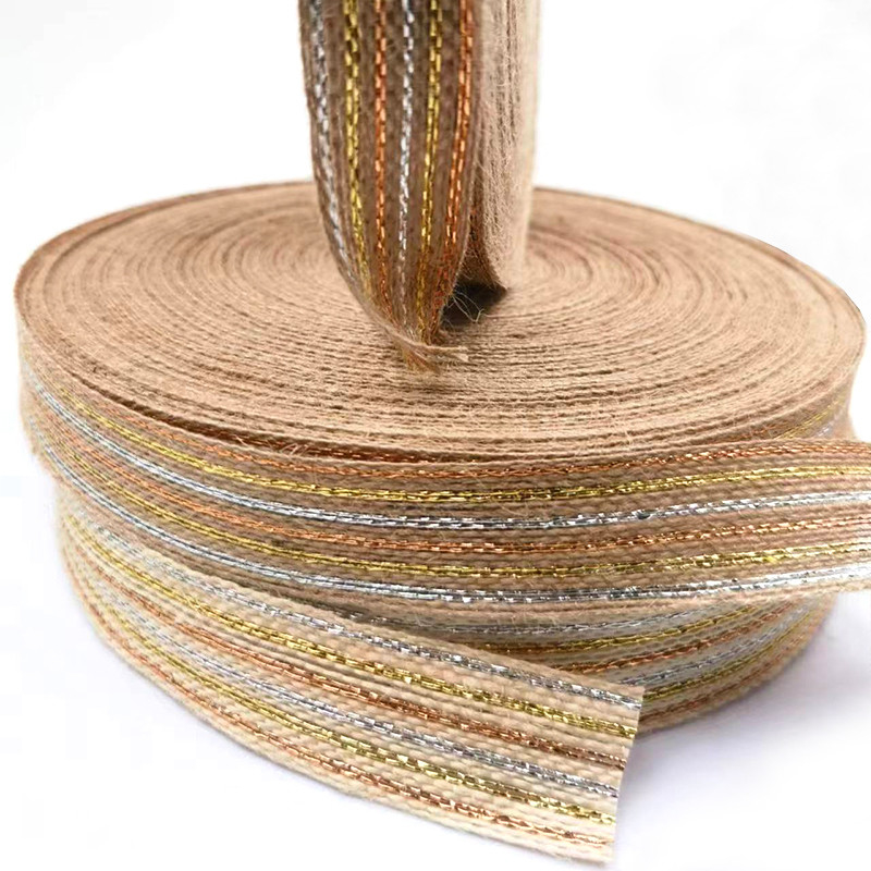 Juteband Ökofreundliche Fischereileine 50% Jute 15% Polyester 35% PE Material für Beutel