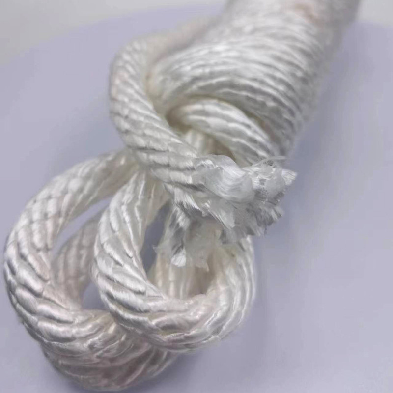 Hohe Festigkeit 100% Polyester Seile 10mm Warenpaket Geflechtetes Seil für verschiedene Zwecke