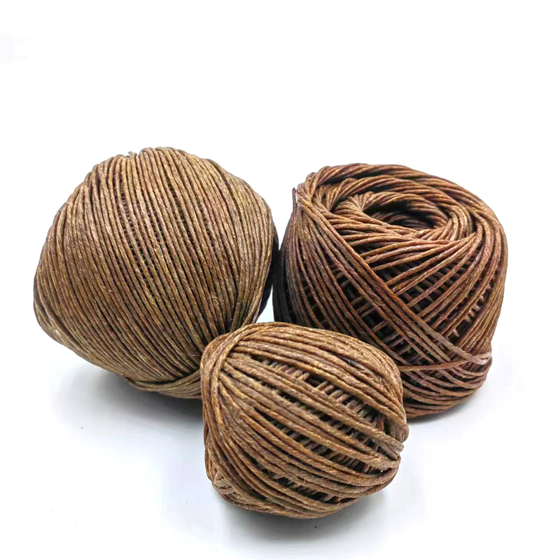 Umweltschonendes Handwerk Nachhaltiges 2mm-Jute-Seil mit 100% Hanf und Bienenwachs