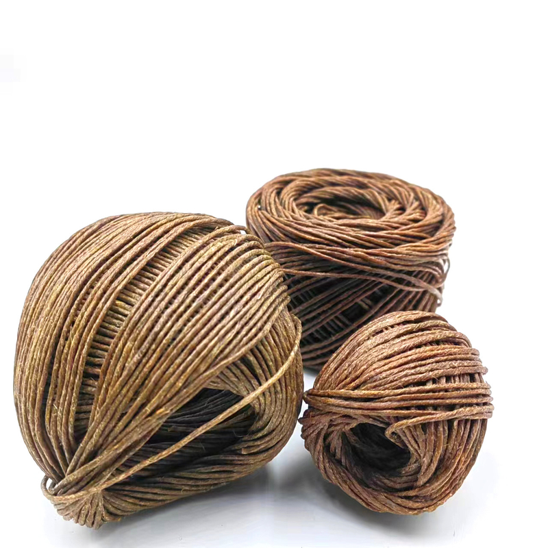 Umweltschonendes Handwerk Nachhaltiges 2mm-Jute-Seil mit 100% Hanf und Bienenwachs