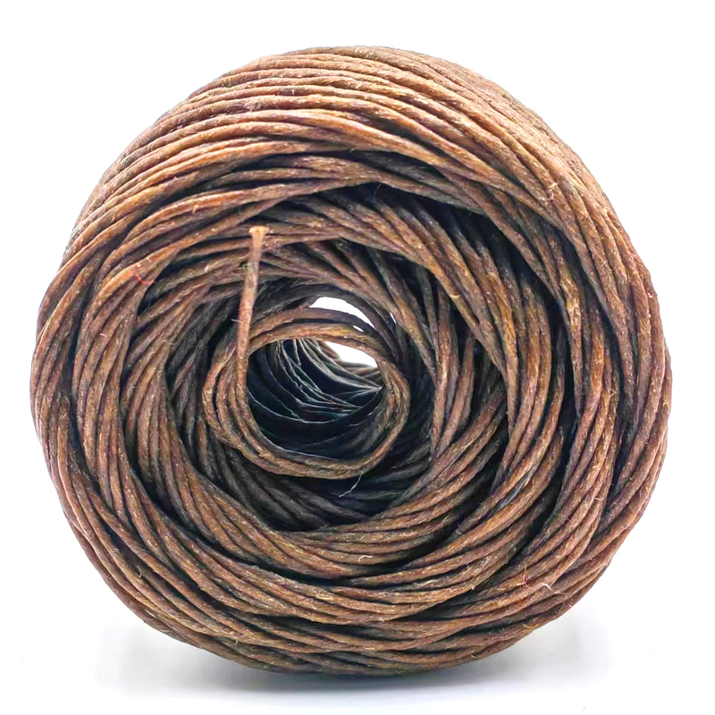 Umweltschonendes Handwerk Nachhaltiges 2mm-Jute-Seil mit 100% Hanf und Bienenwachs
