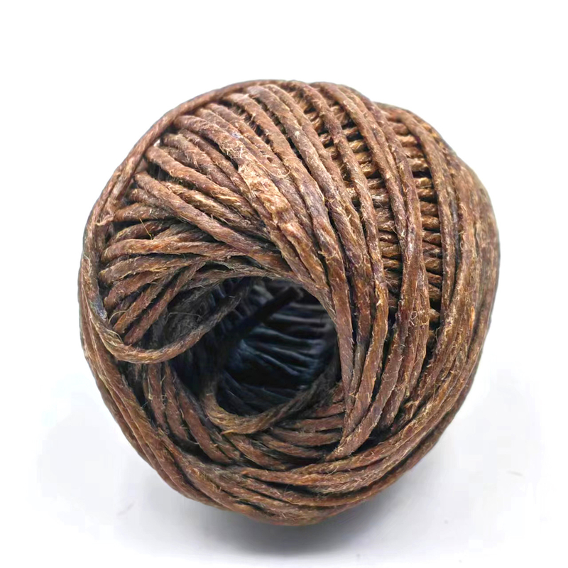 Umweltschonendes Handwerk Nachhaltiges 2mm-Jute-Seil mit 100% Hanf und Bienenwachs