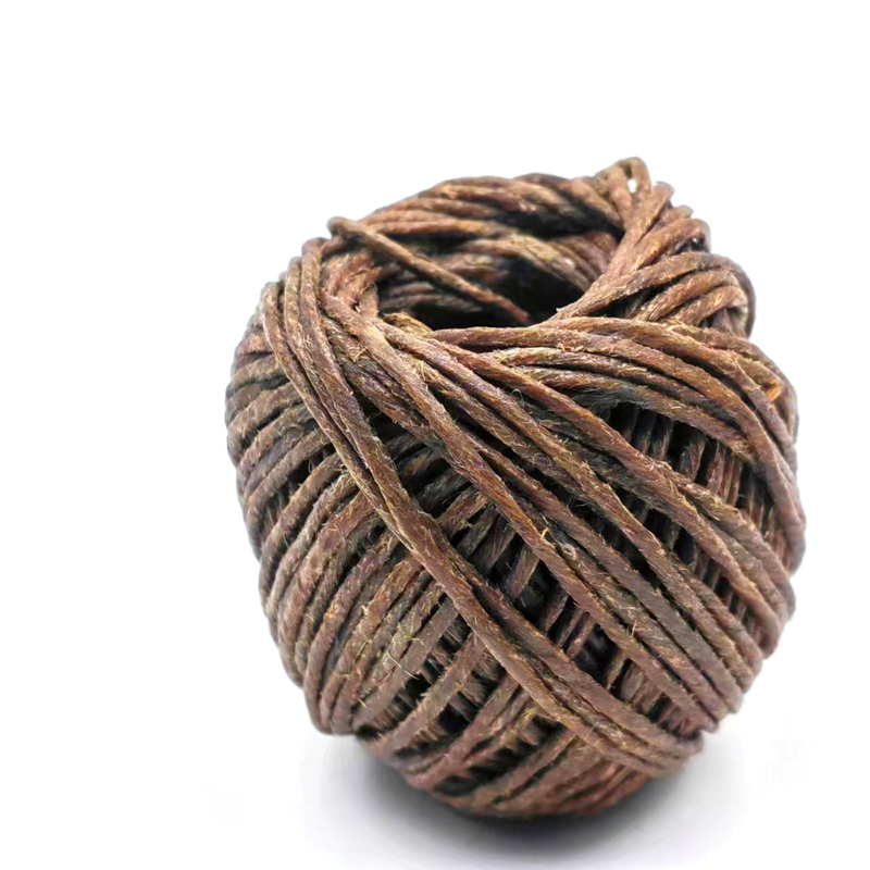 Umweltschonendes Handwerk Nachhaltiges 2mm-Jute-Seil mit 100% Hanf und Bienenwachs