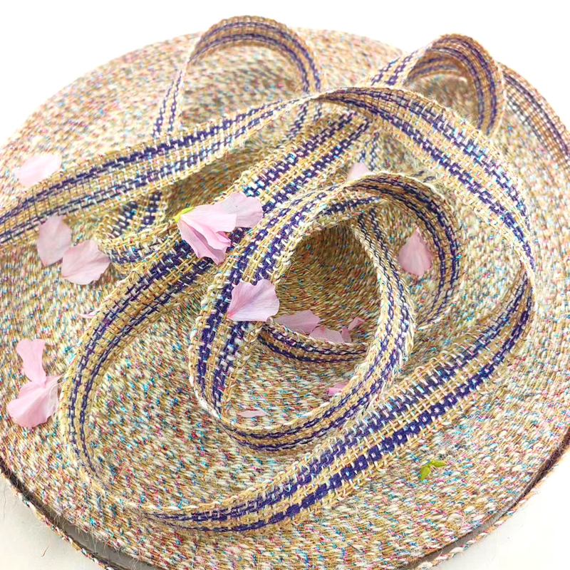 Webbing 25mm Gewebtes Jute Band für Weihnachtsfeiertage Dekoration 100% Jute Burlap Stoff