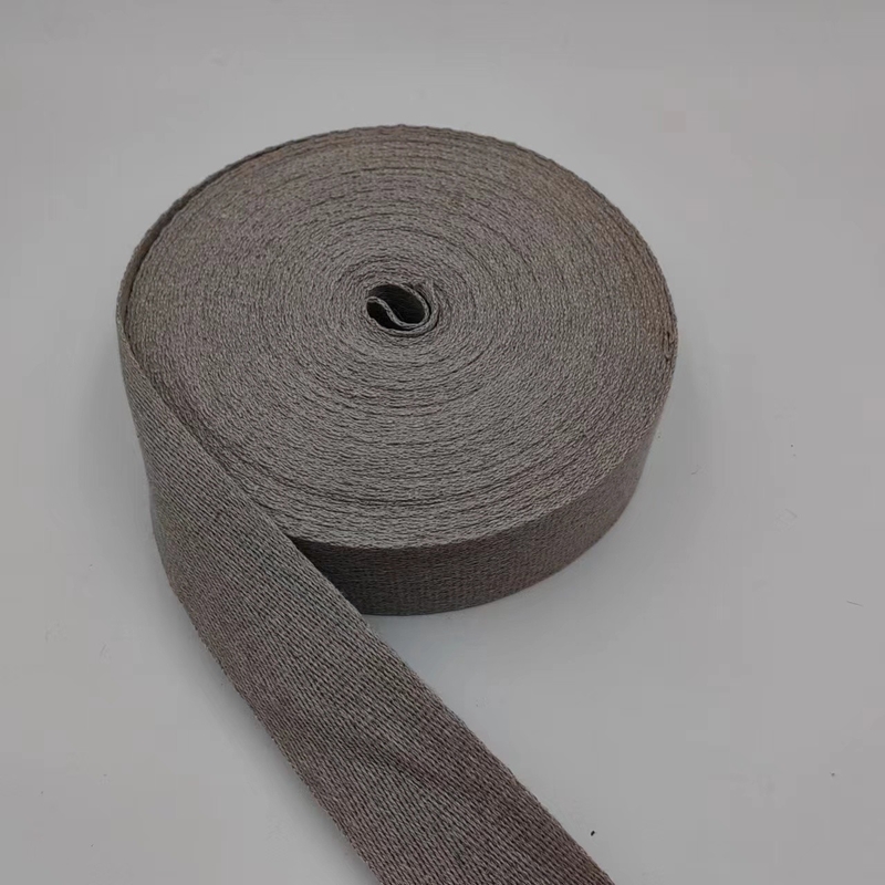 angepasste Farben Hanf Weaving Strips mit Herringbone Muster von Stofflieferanten
