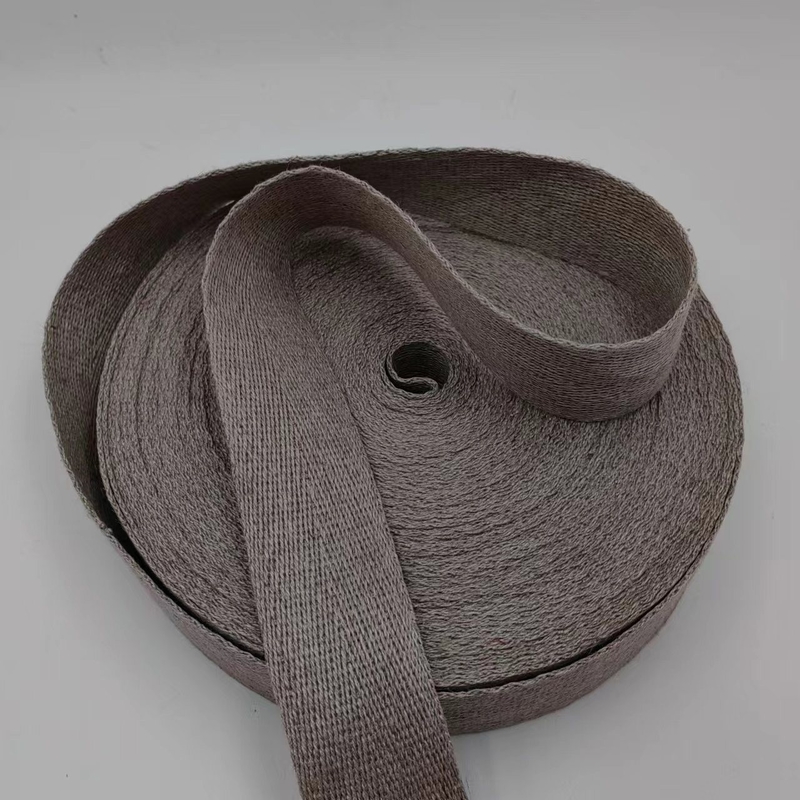 angepasste Farben Hanf Weaving Strips mit Herringbone Muster von Stofflieferanten