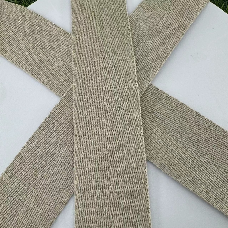 Hanf-Weaving-Streifen Nachhaltiger Vorteil mit Heringbone-Muster und umweltfreundlichem Stoff