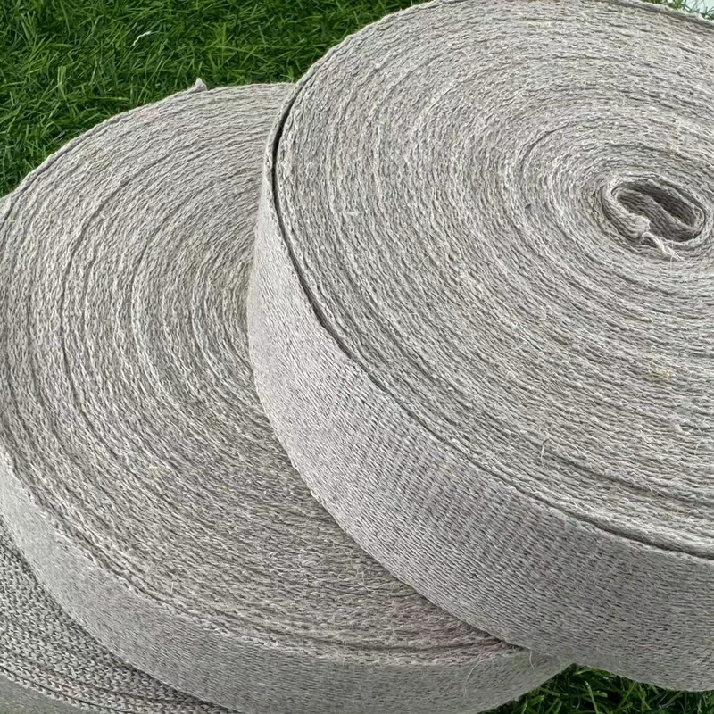 Hanf-Weaving-Streifen Nachhaltiger Vorteil mit Heringbone-Muster und umweltfreundlichem Stoff