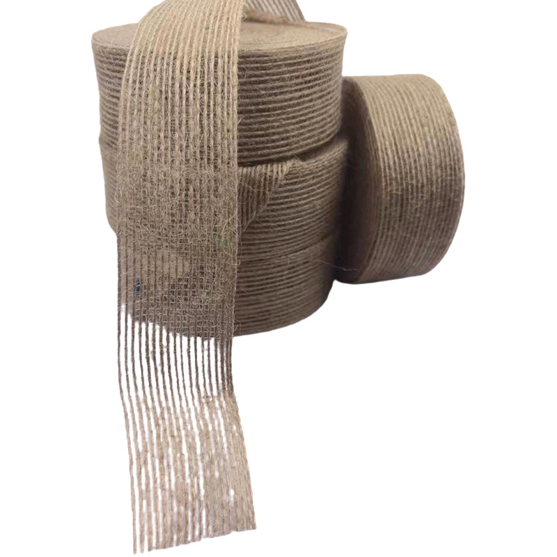 3cm Naturjuten Stoff Band Hochzeitsgeschenk Dekoration Band Geflechtete Fischerleine