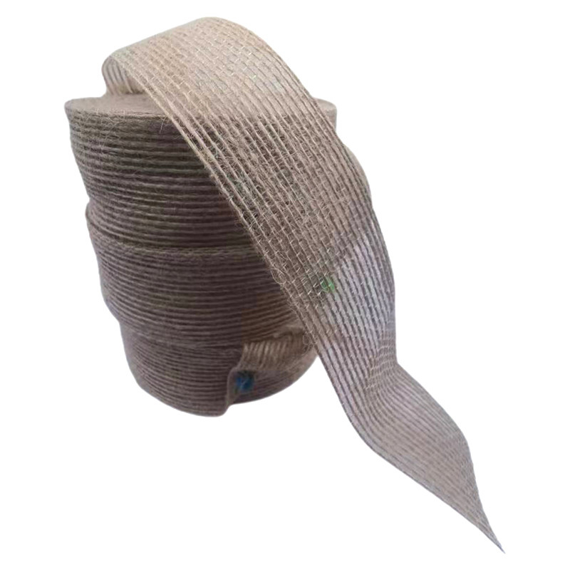 3cm Naturjuten Stoff Band Hochzeitsgeschenk Dekoration Band Geflechtete Fischerleine