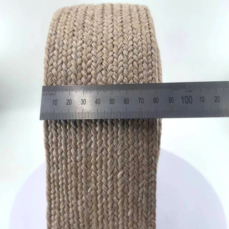 Andere Beige spezielle Seidenrasen Gürtel Band Roll 50*50*8cm einfache, kundenspezifische breite Webbing