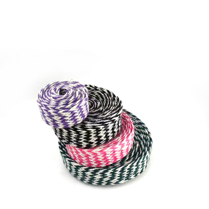 4 cm breiter Jute-Zopf in einfachem Design für langlebige Strickbänder und Verpackungen