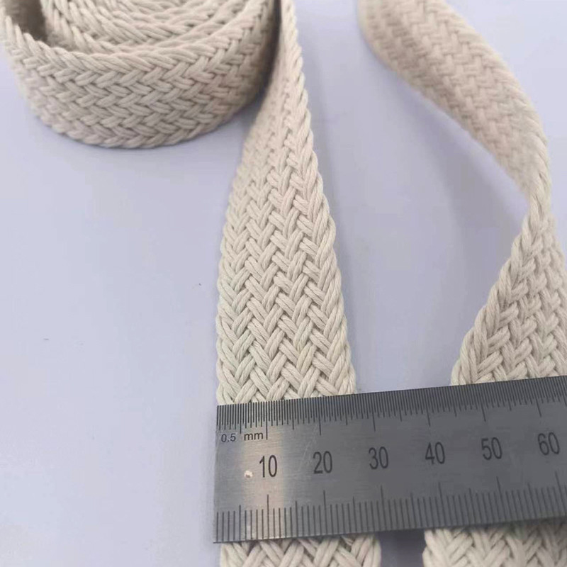 Nachhaltiges Wachsband Rollbeutel Gewebte Kleidungsstücke Bändern für Taschenanpassung