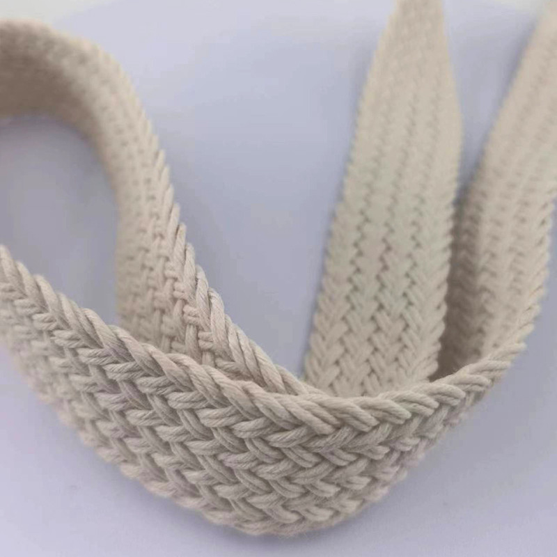 Nachhaltiges Wachsband Rollbeutel Gewebte Kleidungsstücke Bändern für Taschenanpassung
