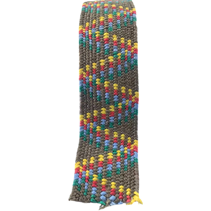 Nachhaltig angepasste Farbe Seidengras Elastizierter Geflecht Gürtel 2 mm Dicke Webbing Strap Roll 6cm Breit