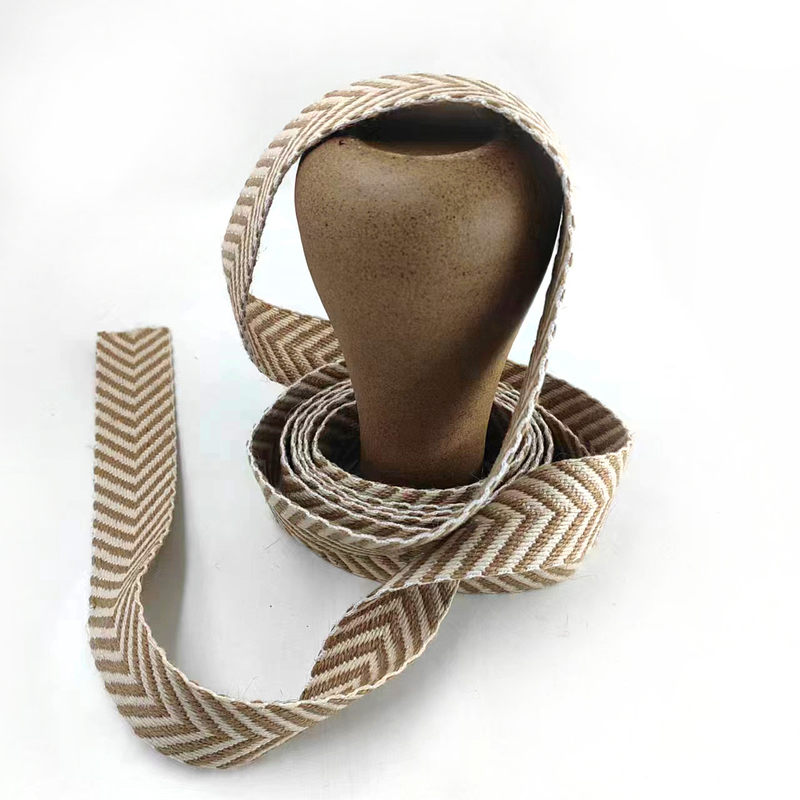 4cm Gewebe Gürtel Heringbone Getreide Jute Spannband für Vintage Style Sommer Hut Accessoires