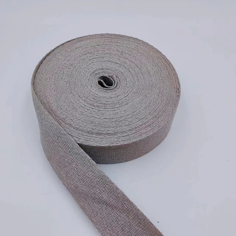 2024 Mehrfache Spezifikationen Nachhaltiges Plain Webbing für Tasche angepasste Farben Lein