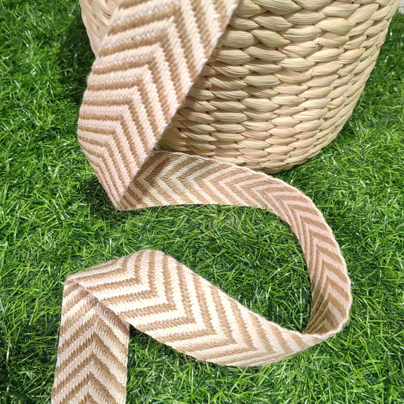 4cm Gewebe Gürtel Heringbone Getreide Jute Spannband für Vintage Style Sommer Hut Accessoires