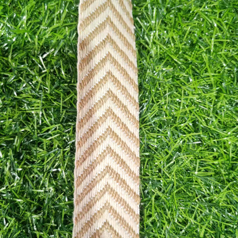 4cm Gewebe Gürtel Heringbone Getreide Jute Spannband für Vintage Style Sommer Hut Accessoires