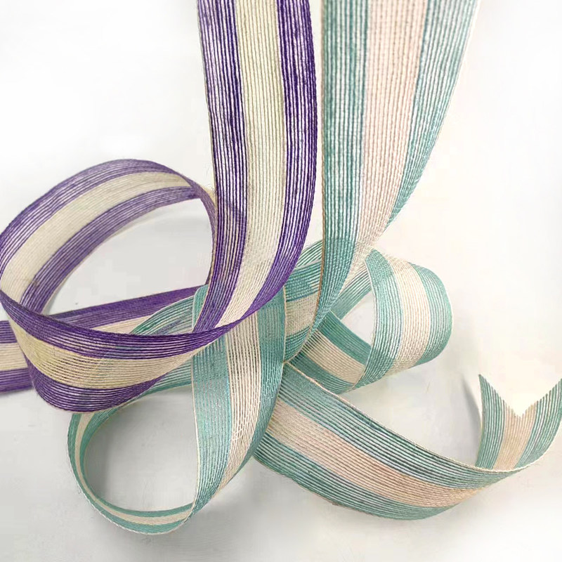 Nachhaltiges Dekorationsband für Taschen mit 5,5-Zentimeter-Band