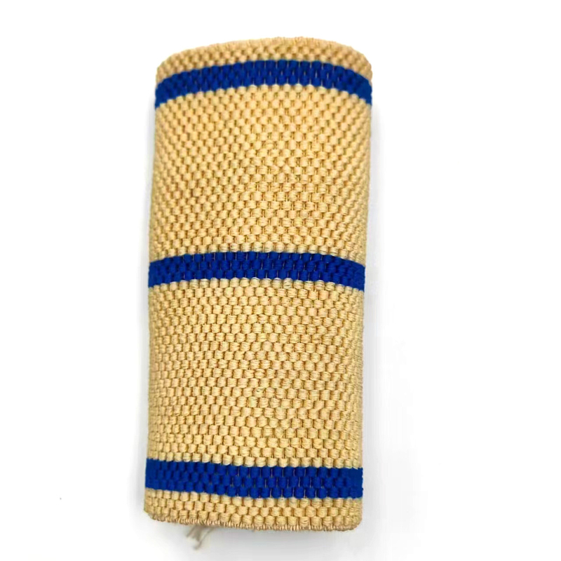 70% Polyester 30% Latex Waist Elastisches Band mit blauen Streifen für Kleidungszubehör