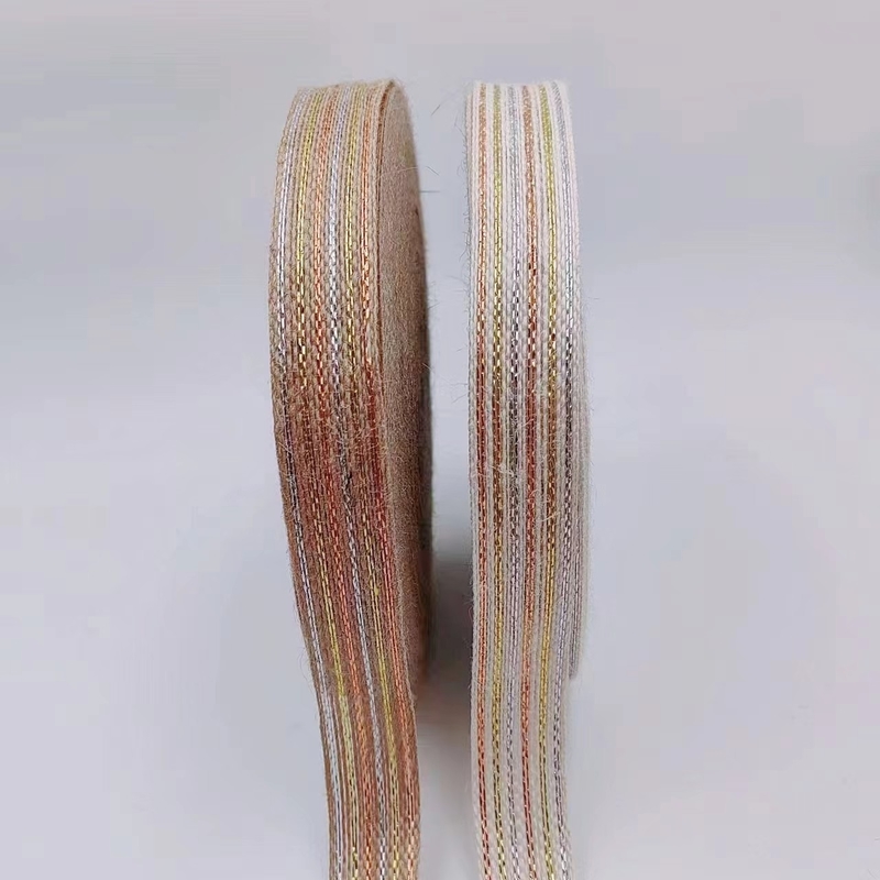 Einfache Multi-Spezifikation Jute Umweltschutz Goldfarbiges Fischerband