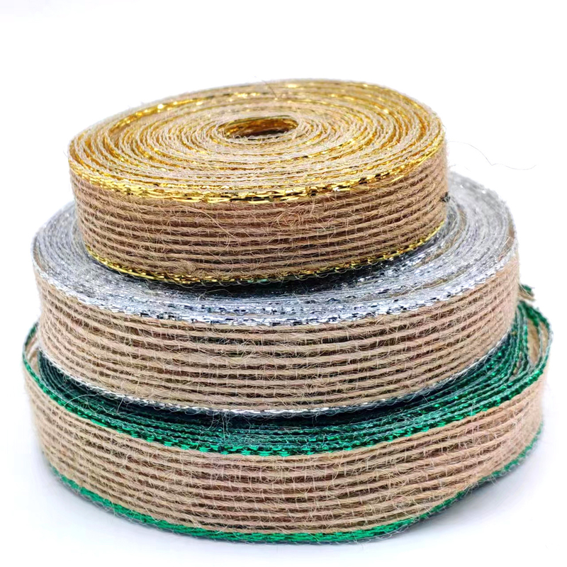 Farbenfrohe Fische Schnitt Hanf Rollen für Schuhe 80% Jute 20% Polyester DIY Dekorativ Bogen