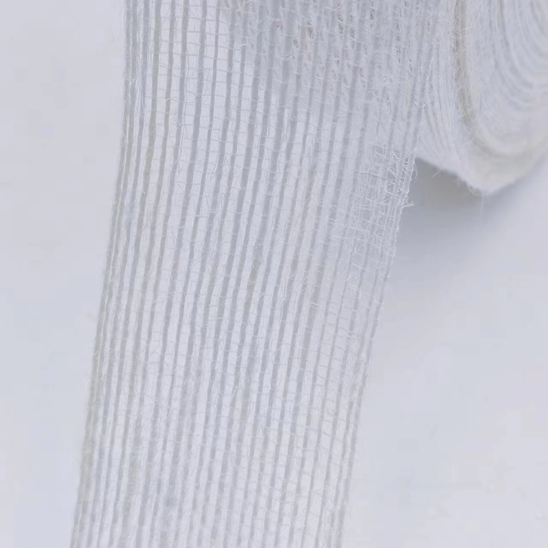 3.8cm reines weißes Jute Gewebtes Band perfekt für Ihre B2B Dekorationsprojekte und Bedürfnisse