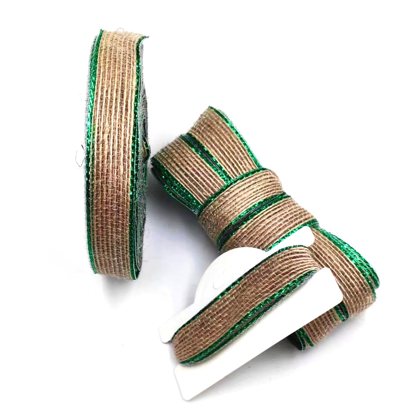 Farbenfrohe Fische Schnitt Hanf Rollen für Schuhe 80% Jute 20% Polyester DIY Dekorativ Bogen