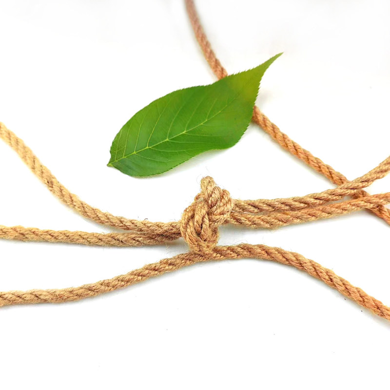4 mm Durchmesser Naturjuten Hanfseil für DIY Dekoration Handwerk und Geschenkverpackung