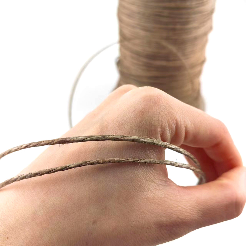 Umweltfreundlich Langlebige Jute-Twine 2mm Jute-Seil Naturhemp-Seil für Hausdekoration Kabel