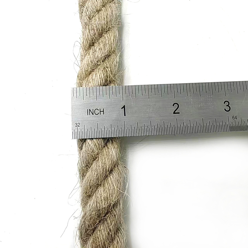 20 mm geflochtenes Jute-Seil Drehseil Hanfseil für Handwerk Dekorative Landschaft Handgefertigt