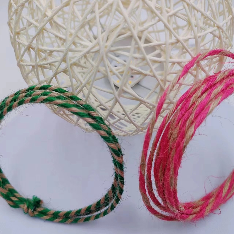 Jute-Seil für DIY handgefertigte Weihnachts-Hausdekoration 7 Tage Musterbestellung Vorlaufzeit Unterstützung