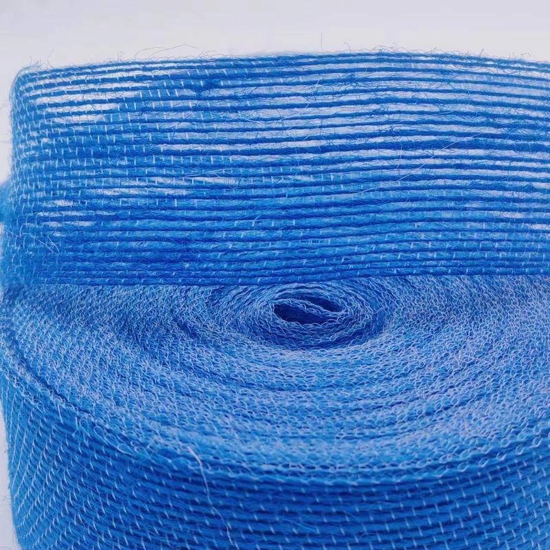 Unterstützung 7 Tage Musterbestellung Lieferzeit 4cm Blauer Jute Band für Geschenkbox Dekoration
