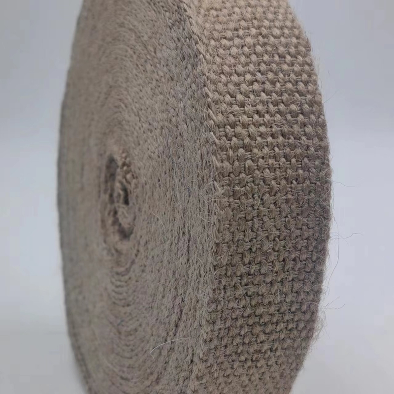 100% Jute Webbing 2024 Style Braun 2mm Verdickter Webbing für Jeans Taschen