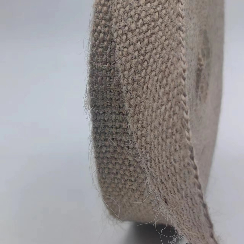100% Jute Webbing 2024 Style Braun 2mm Verdickter Webbing für Jeans Taschen