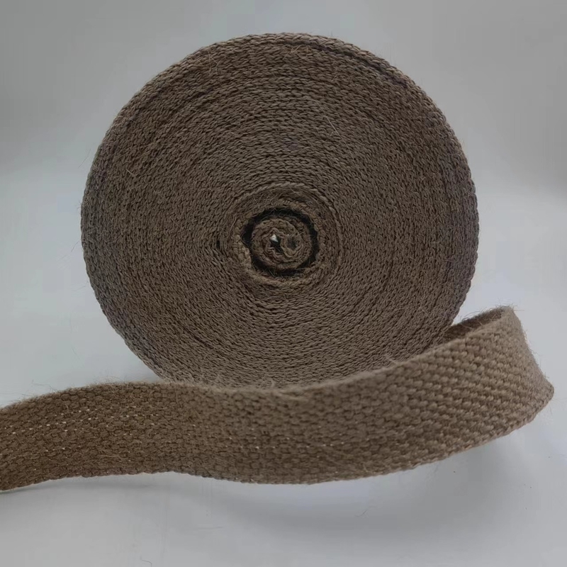 100% Jute Webbing 2024 Style Braun 2mm Verdickter Webbing für Jeans Taschen
