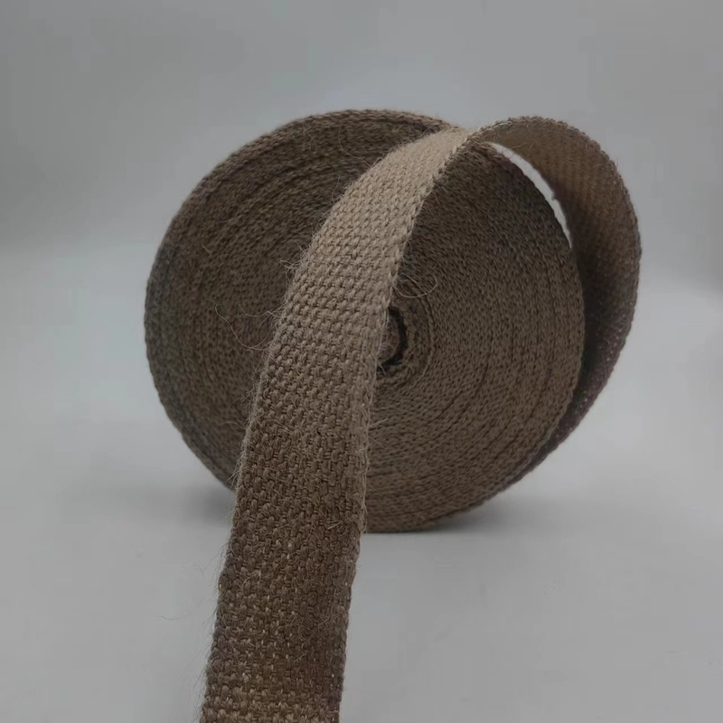 100% Jute Webbing 2024 Style Braun 2mm Verdickter Webbing für Jeans Taschen