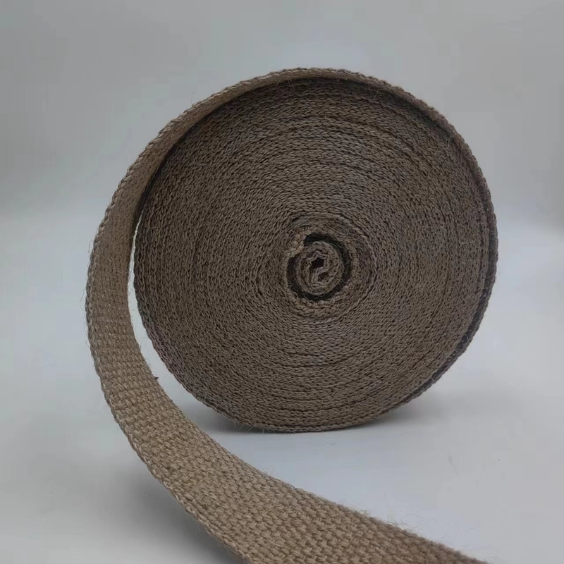 100% Jute Webbing 2024 Style Braun 2mm Verdickter Webbing für Jeans Taschen