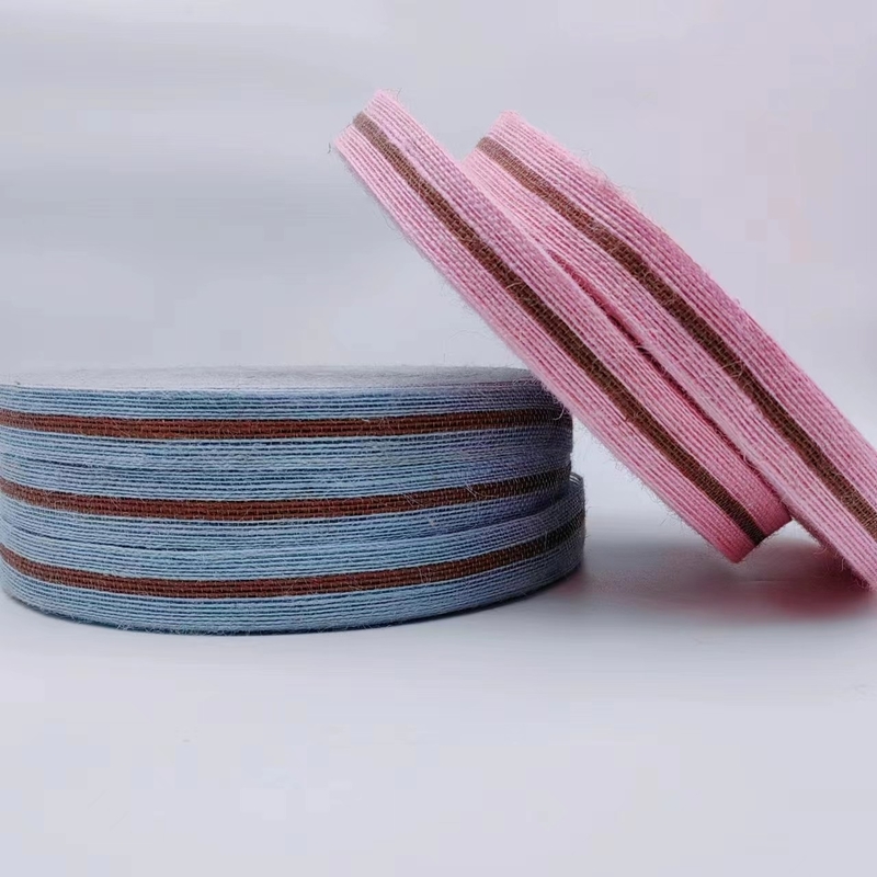 Customized Größe 3cm Jute Band Webbing für nachhaltige farbenfrohe Geschenkverpackung