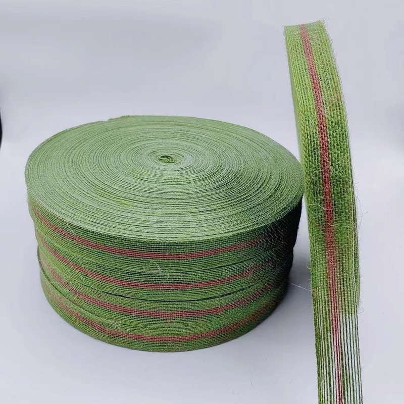 Größe Maßgeschneiderte Jute-Gewebebänder Umweltfreundliche Wahl für Bekleidung und Heimtextilien