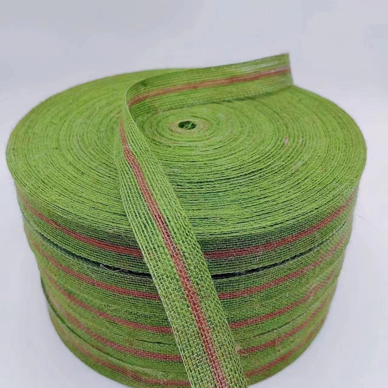 Größe Maßgeschneiderte Jute-Gewebebänder Umweltfreundliche Wahl für Bekleidung und Heimtextilien