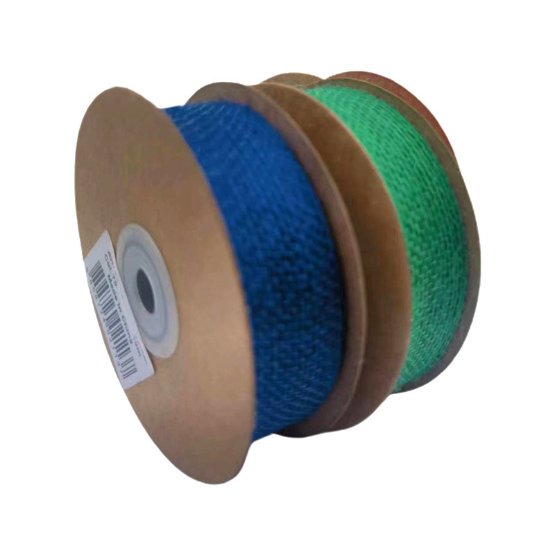1 mm Dicke Rotgrüner Blauer Gürtel Roller Nylon-Jute-Band für Taschengurt