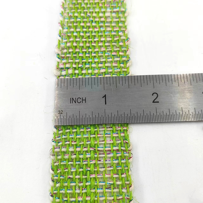 Exquisite Deco Green Webbing 100% Jute 1,5 Zoll Jute Band für Webbing und Verpackung