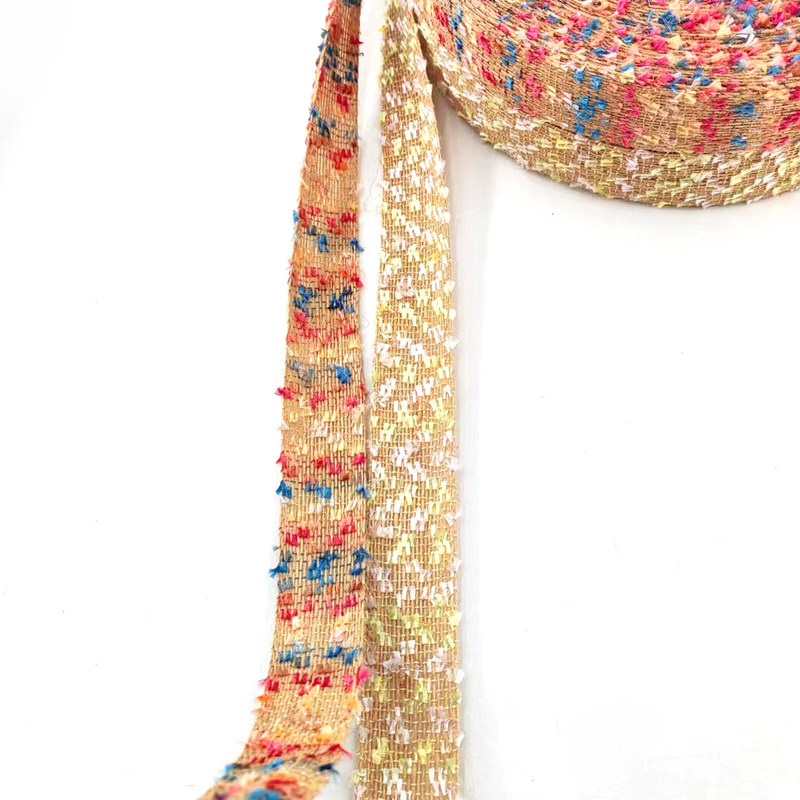 Nachhaltiges 3cm Holz gewebtes Seidengürtel Umweltfreundliche Wahl für Weihnachtsgeschenkdekoration