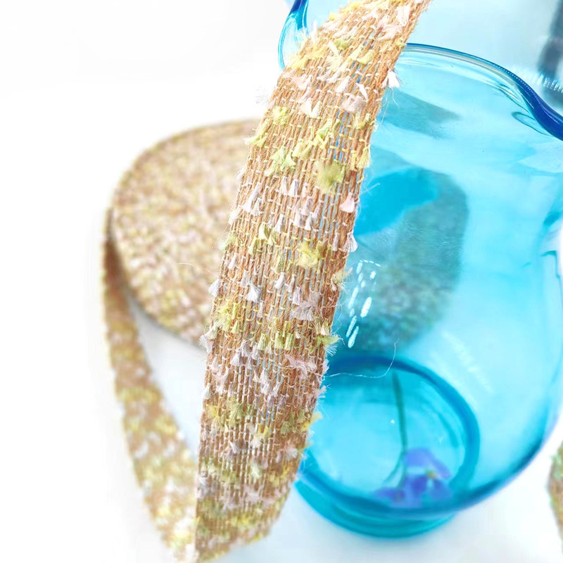 Nachhaltiges 3cm Holz gewebtes Seidengürtel Umweltfreundliche Wahl für Weihnachtsgeschenkdekoration