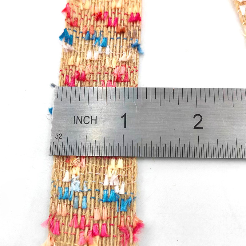 Nachhaltiges 3cm Holz gewebtes Seidengürtel Umweltfreundliche Wahl für Weihnachtsgeschenkdekoration