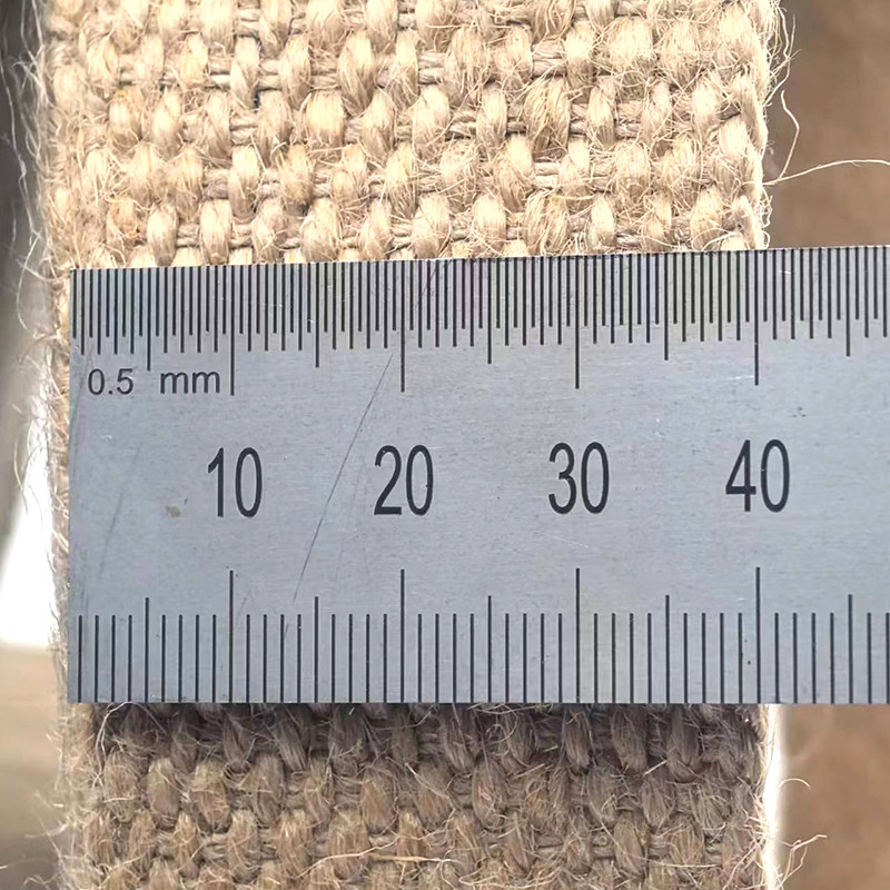 4 Cm, individuelle Größe, 1,5 mm dick, rein aus Jute gefertigt, für die Bekleidung
