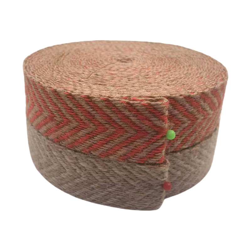 4 cm Breite 2,5 mm Dicke Jute-Schirm-Schirm-Kanten für umweltfreundliche Schuhe