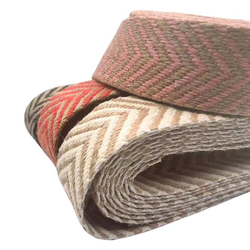 4 cm Breite 2,5 mm Dicke Jute-Schirm-Schirm-Kanten für umweltfreundliche Schuhe